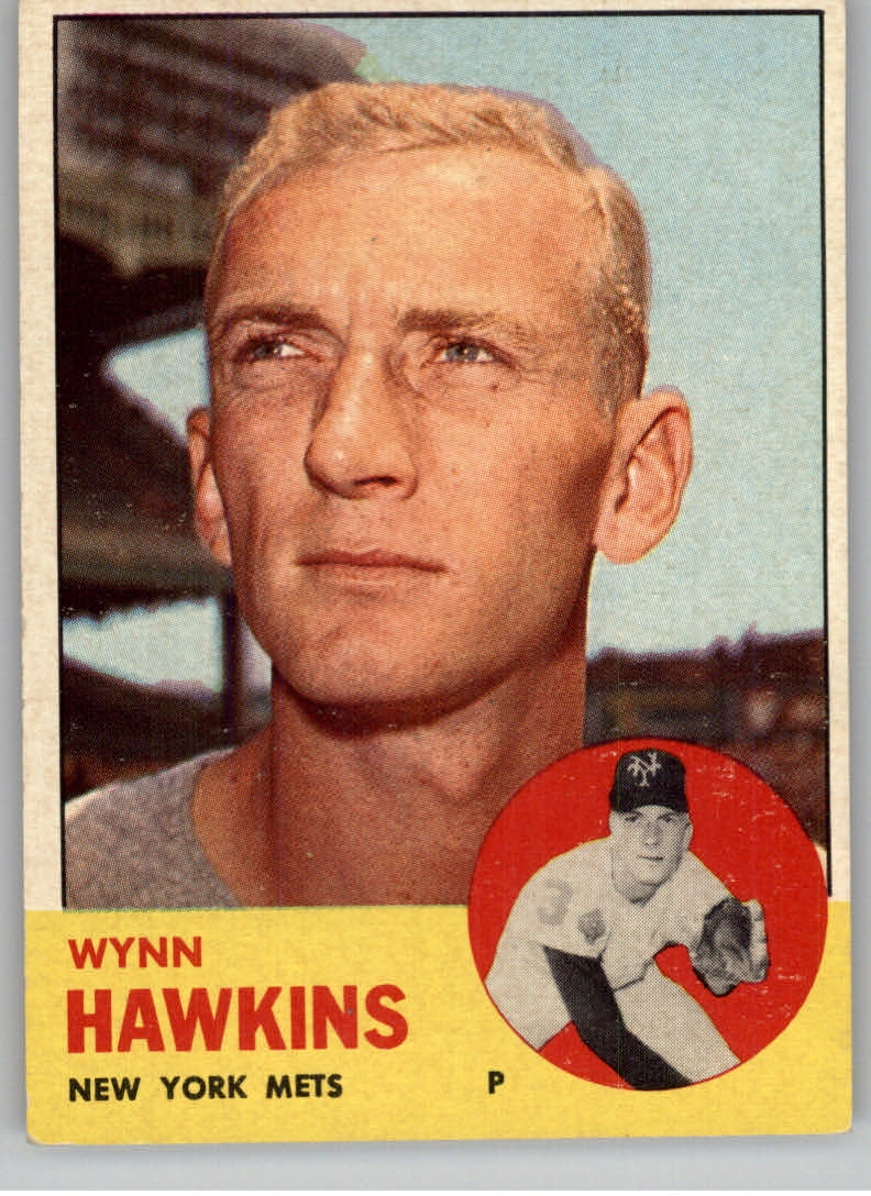 1963 Topps #334 Wynn Hawkins