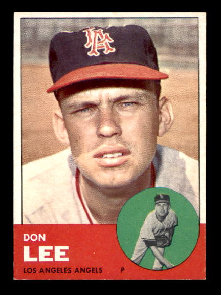 1963 Topps #372 Don Lee