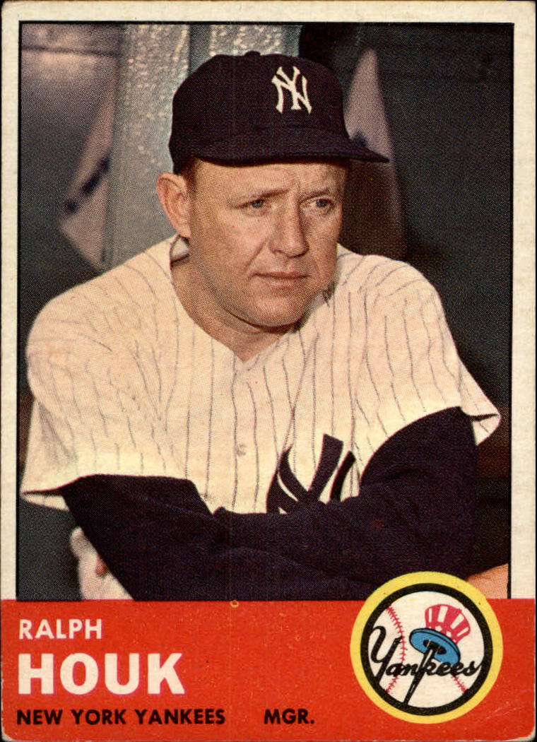 1963 Topps #382 Ralph Houk MG