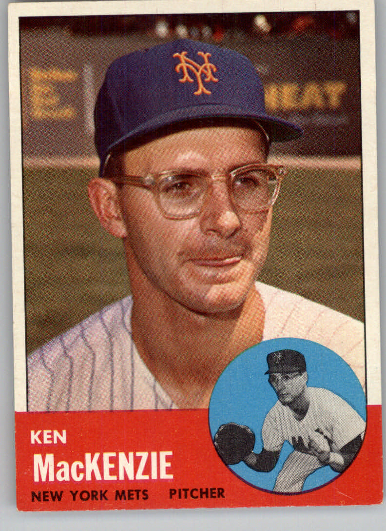 1963 Topps #393 Ken MacKenzie