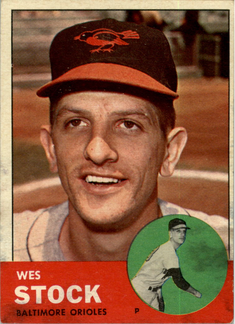 1963 Topps #438 Wes Stock