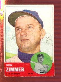 1963 Topps #439 Don Zimmer
