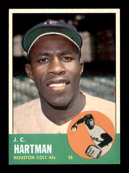 1963 Topps #442 J.C. Hartman RC