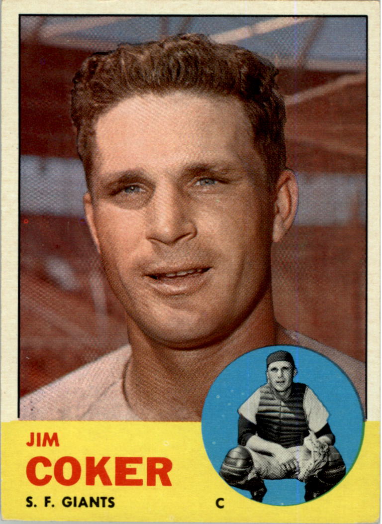 1963 Topps #456 Jim Coker