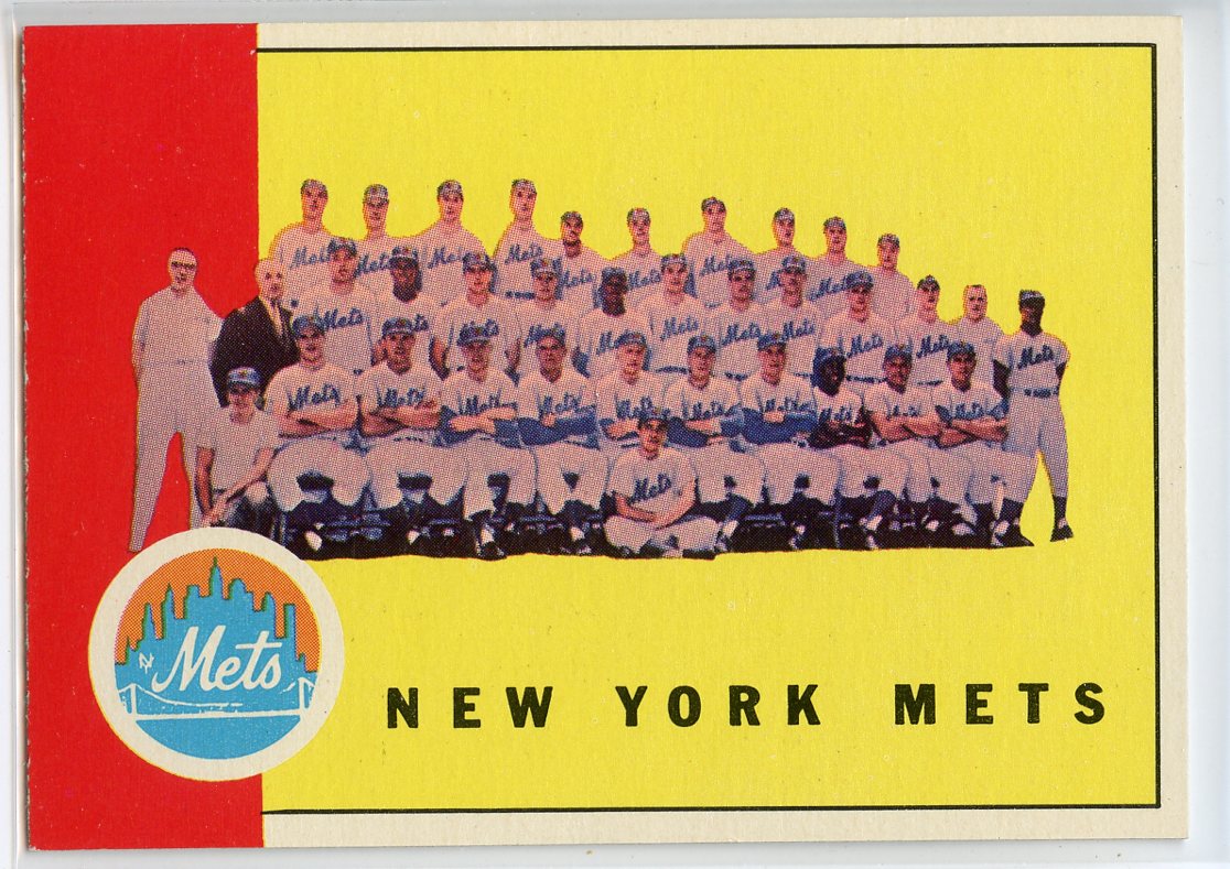 1963 Topps #473 New York Mets TC