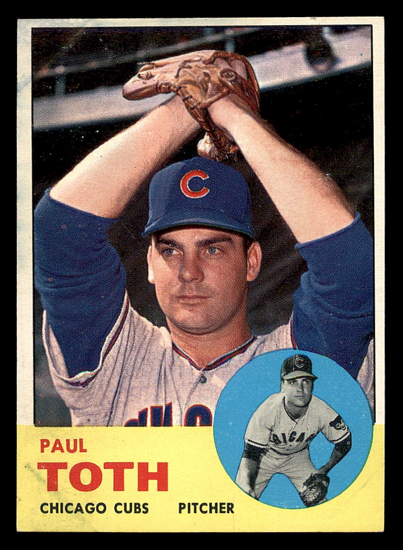 1963 Topps #489 Paul Toth RC