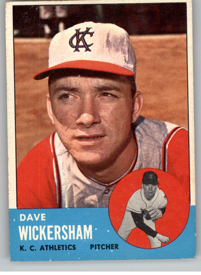 1963 Topps #492 Dave Wickersham