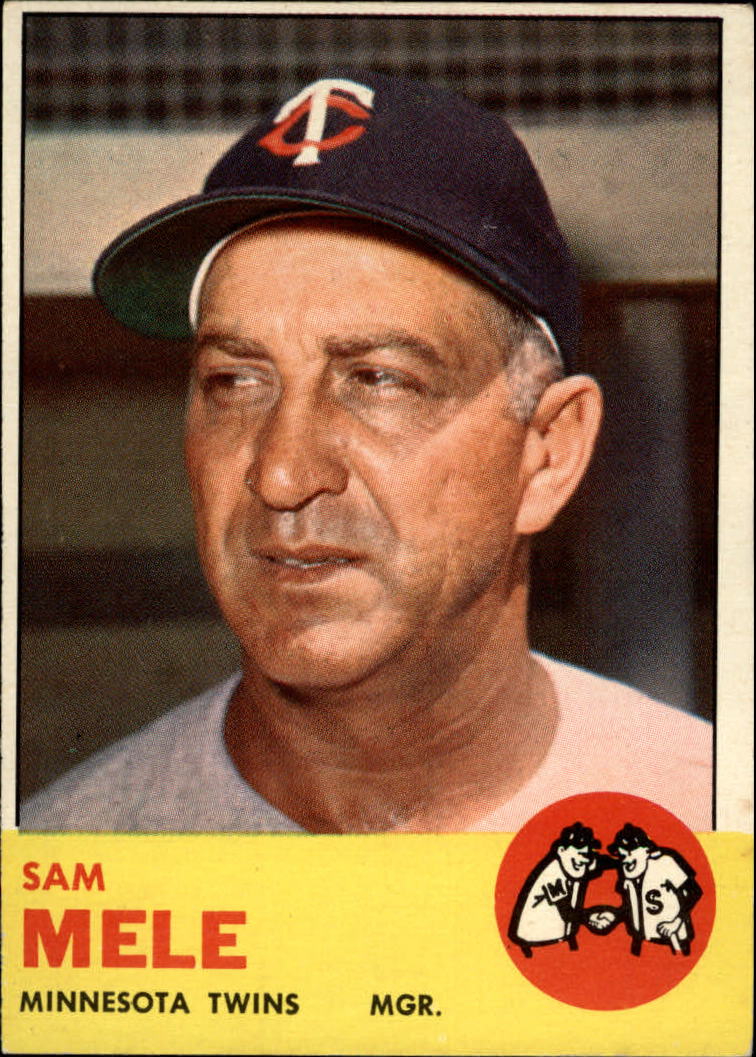 1963 Topps #531 Sam Mele MG