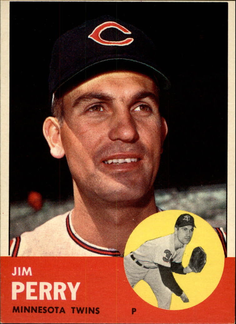 1963 Topps #535 Jim Perry