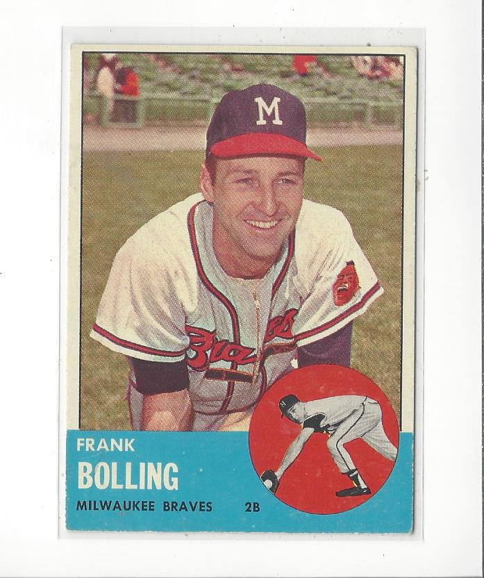 1963 Topps #570 Frank Bolling