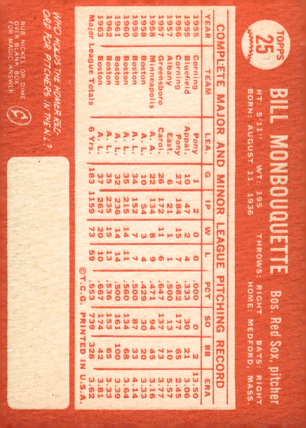 1964 Topps Baseball verschiedene Singles zur Auswahl #1-107 - Bild 99 von 497