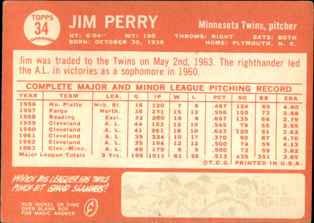 1964 Topps Baseball verschiedene Singles zur Auswahl #1-107 - Bild 143 von 497