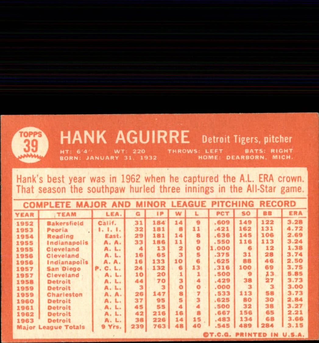 1964 Topps Baseball verschiedene Singles zur Auswahl #1-107 - Bild 159 von 497