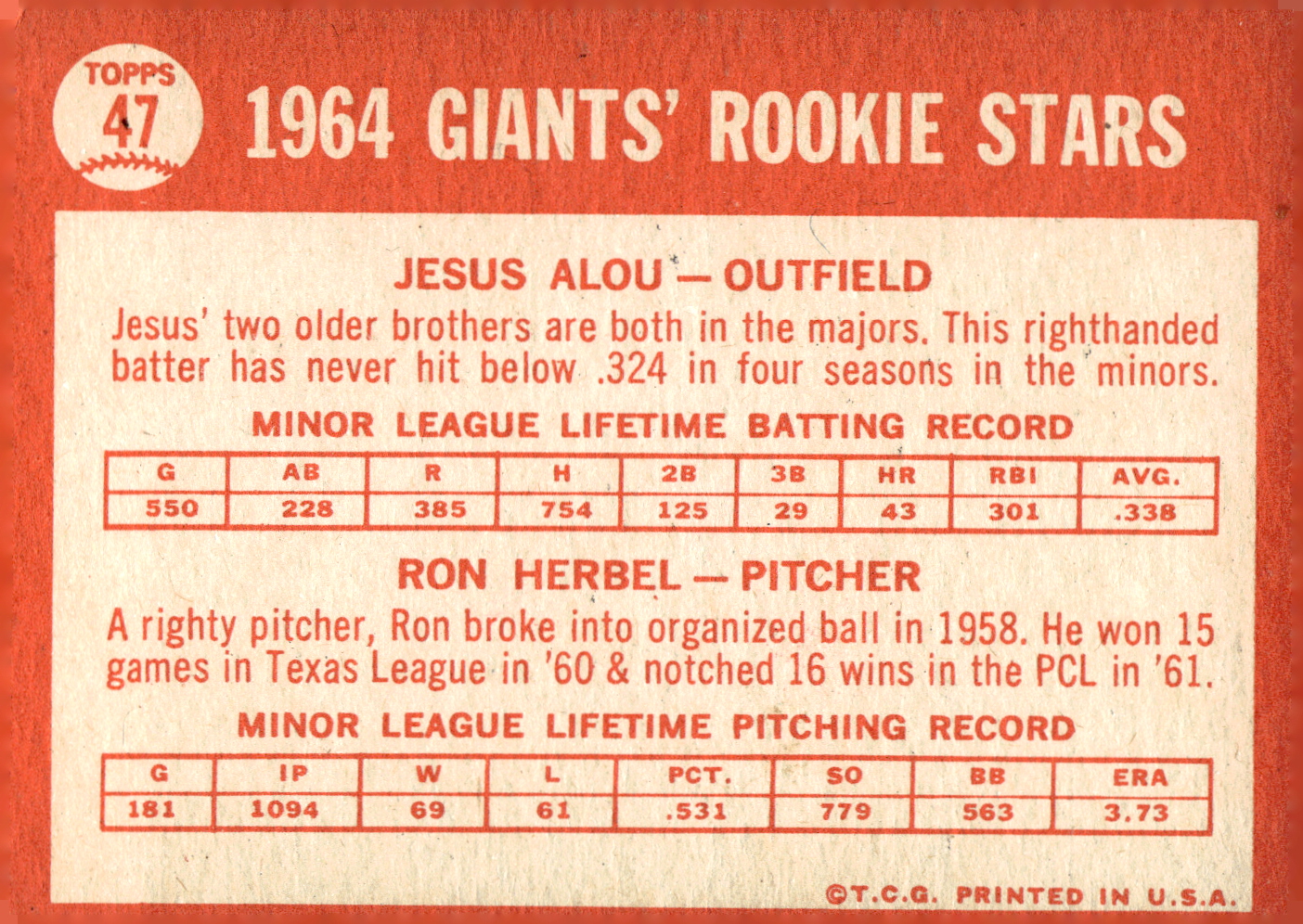 1964 Topps Baseball verschiedene Singles zur Auswahl #1-107 - Bild 199 von 497