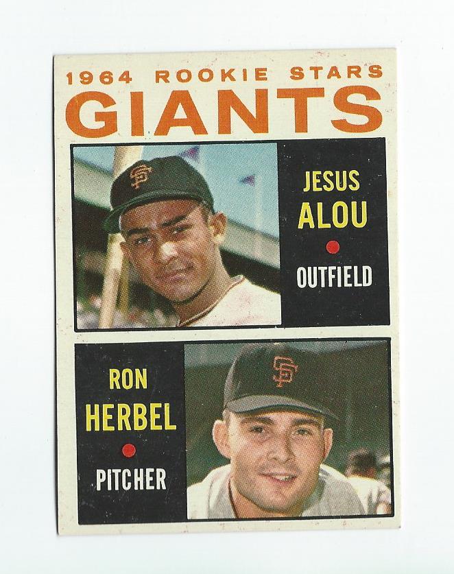 1964 Topps #47 Rookie Stars/Jesus Alou RC/Ron Herbel
