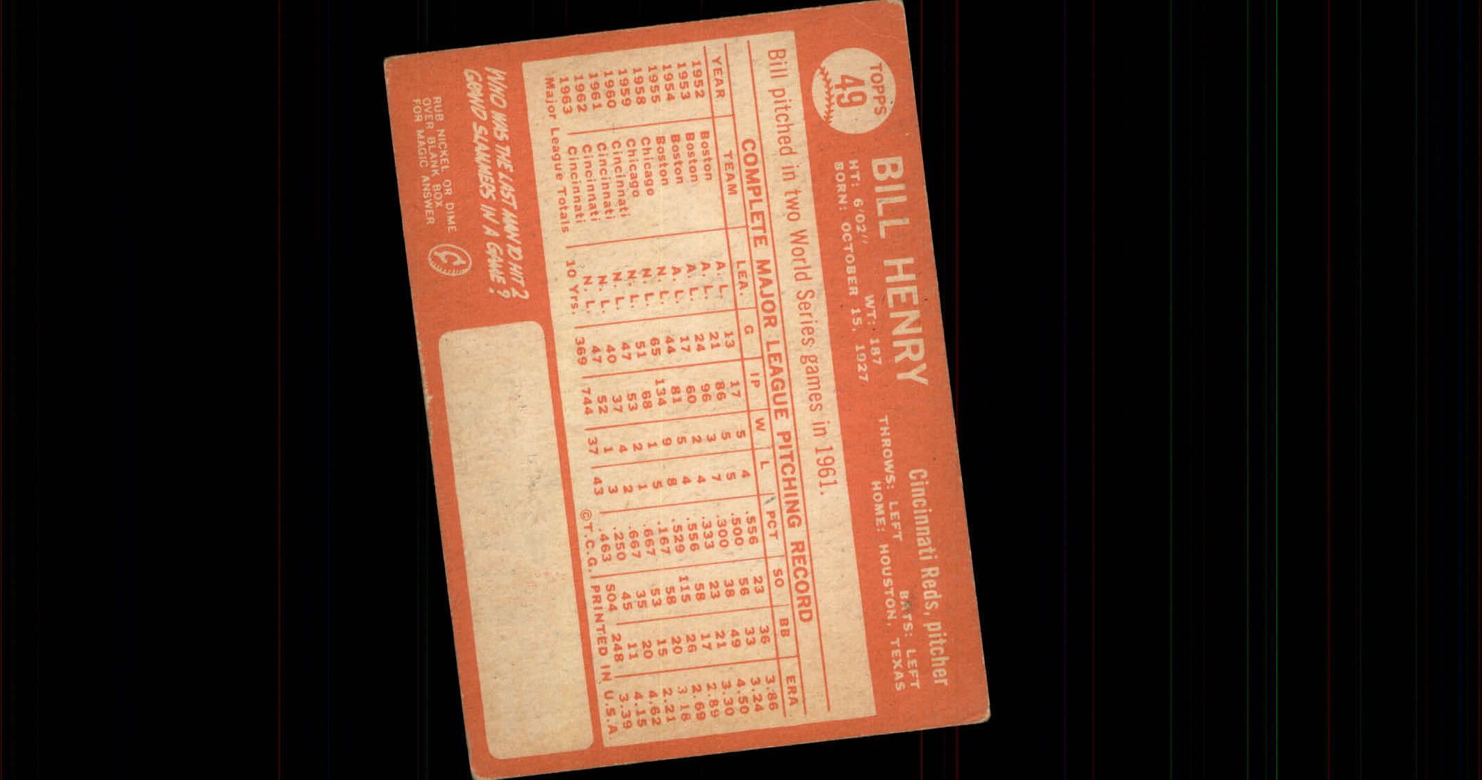 1964 Topps Baseball verschiedene Singles zur Auswahl #1-107 - Bild 209 von 497
