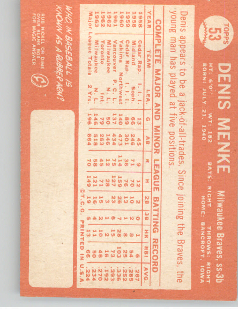 1964 Topps Baseball verschiedene Singles zur Auswahl #1-107 - Bild 223 von 497