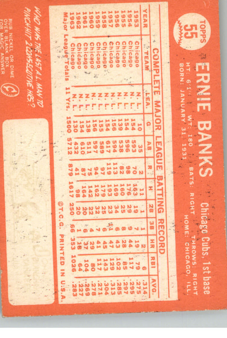 1964 Topps Baseball verschiedene Singles zur Auswahl #1-107 - Bild 231 von 497