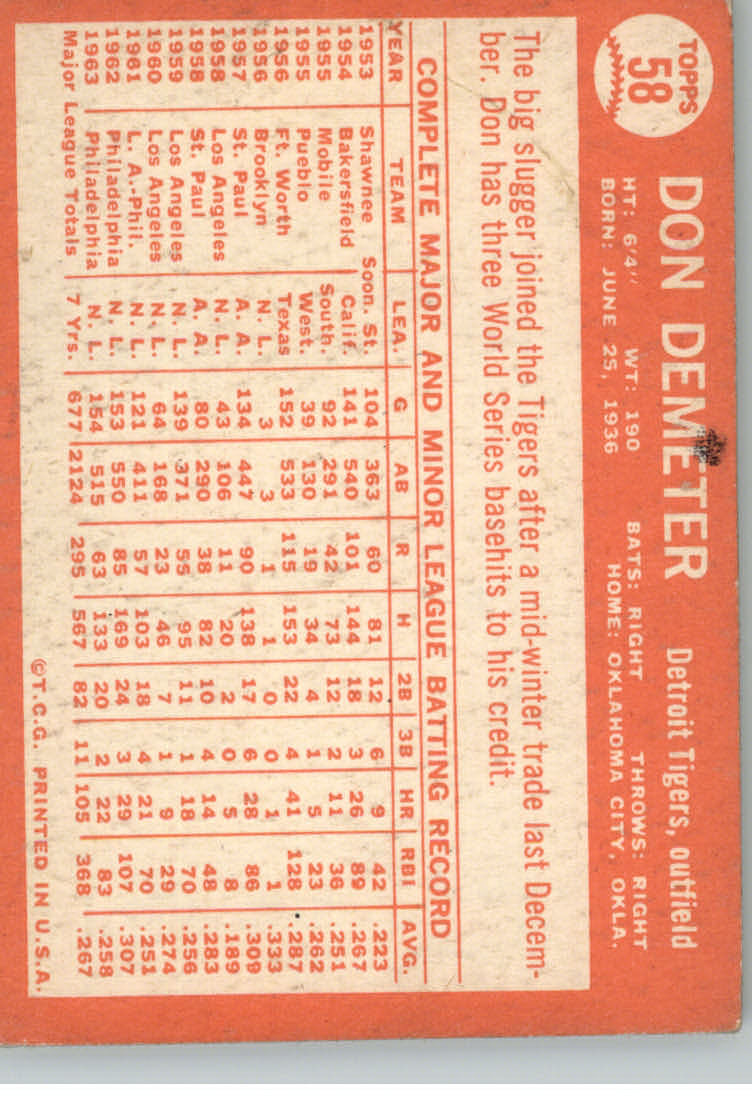 1964 Topps Baseball verschiedene Singles zur Auswahl #1-107 - Bild 243 von 497