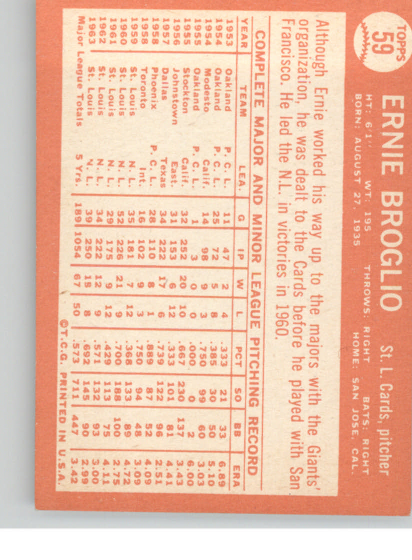 1964 Topps Baseball verschiedene Singles zur Auswahl #1-107 - Bild 249 von 497