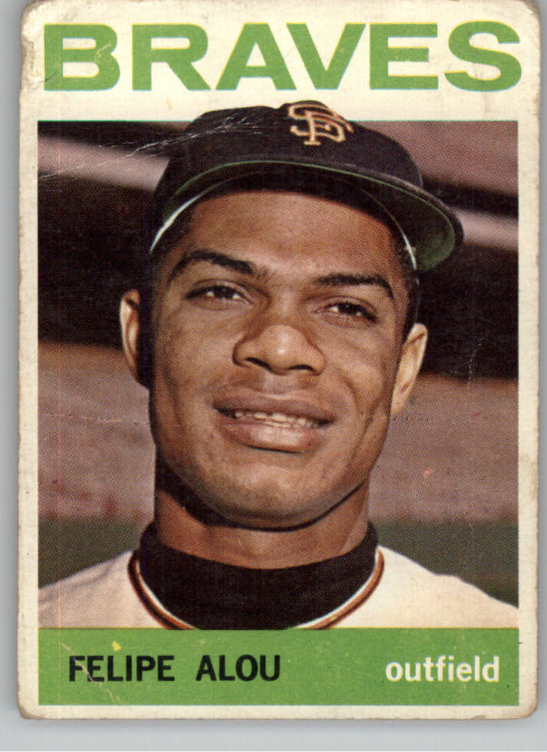 1964 Topps #65 Felipe Alou - POOR