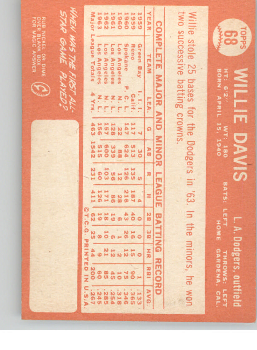 1964 Topps Baseball verschiedene Singles zur Auswahl #1-107 - Bild 297 von 497