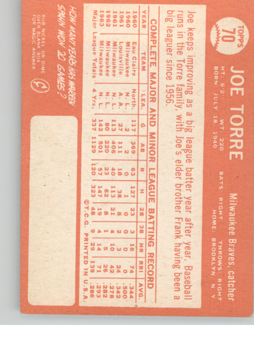 1964 Topps Baseball verschiedene Singles zur Auswahl #1-107 - Bild 303 von 497