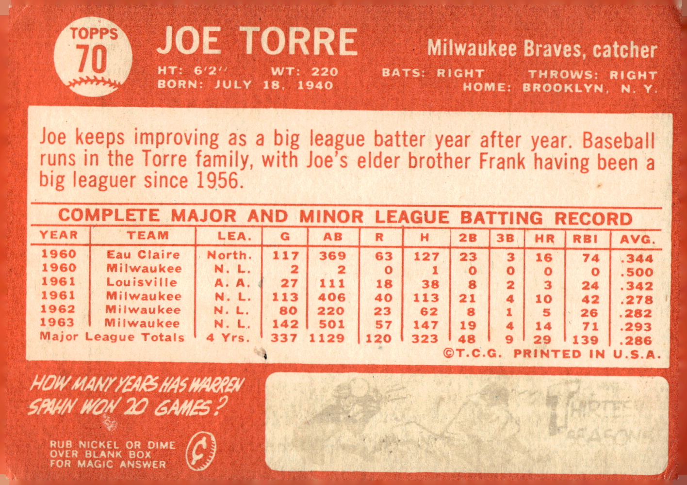 1964 Topps Baseball verschiedene Singles zur Auswahl #1-107 - Bild 301 von 497