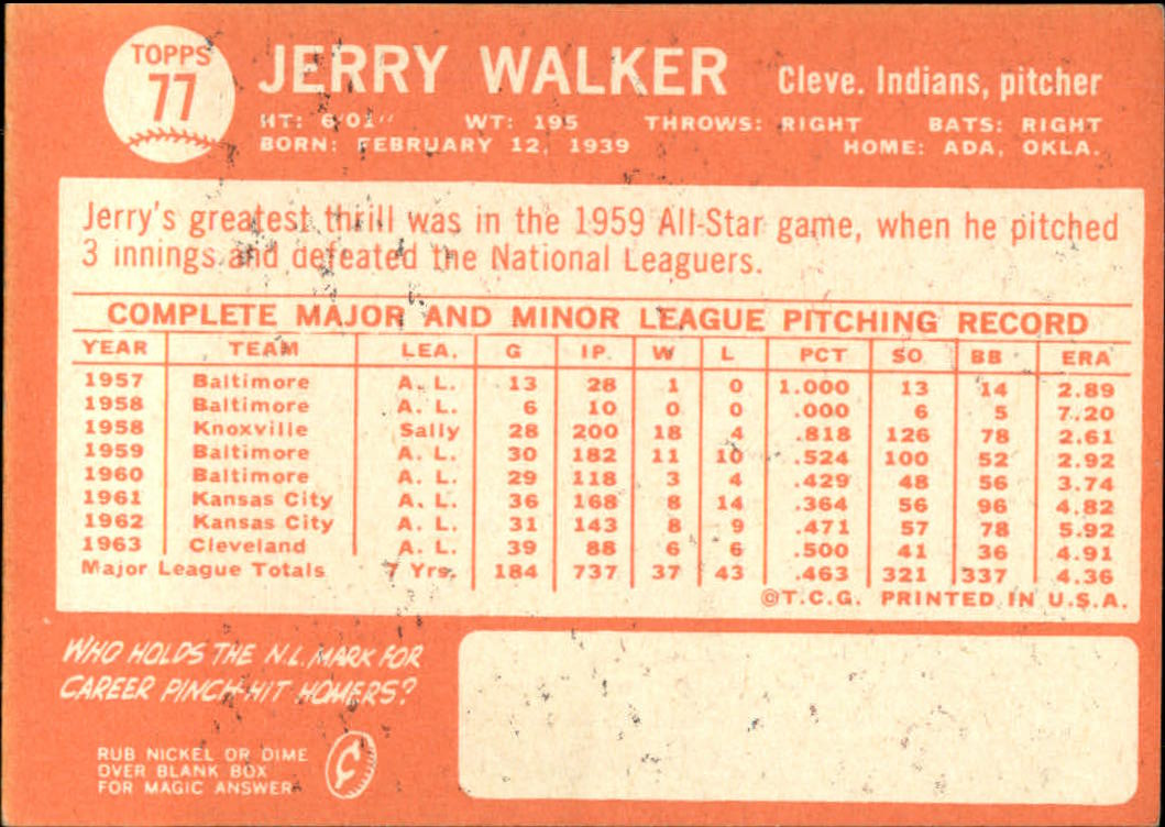 1964 Topps Baseball verschiedene Singles zur Auswahl #1-107 - Bild 343 von 497