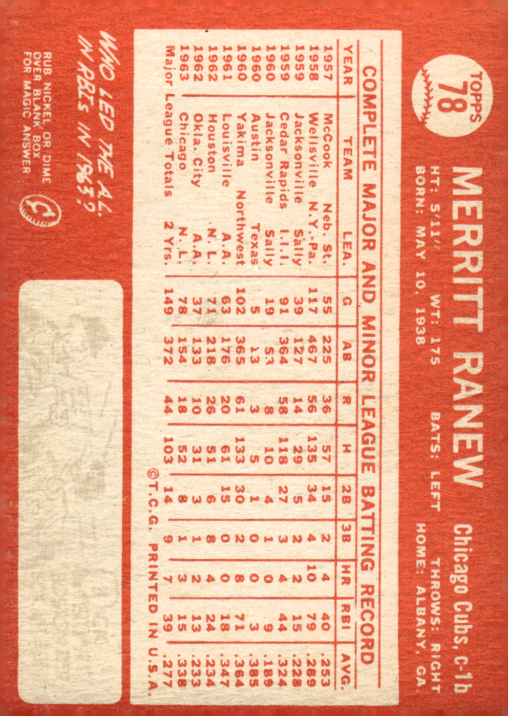 1964 Topps Baseball verschiedene Singles zur Auswahl #1-107 - Bild 351 von 497