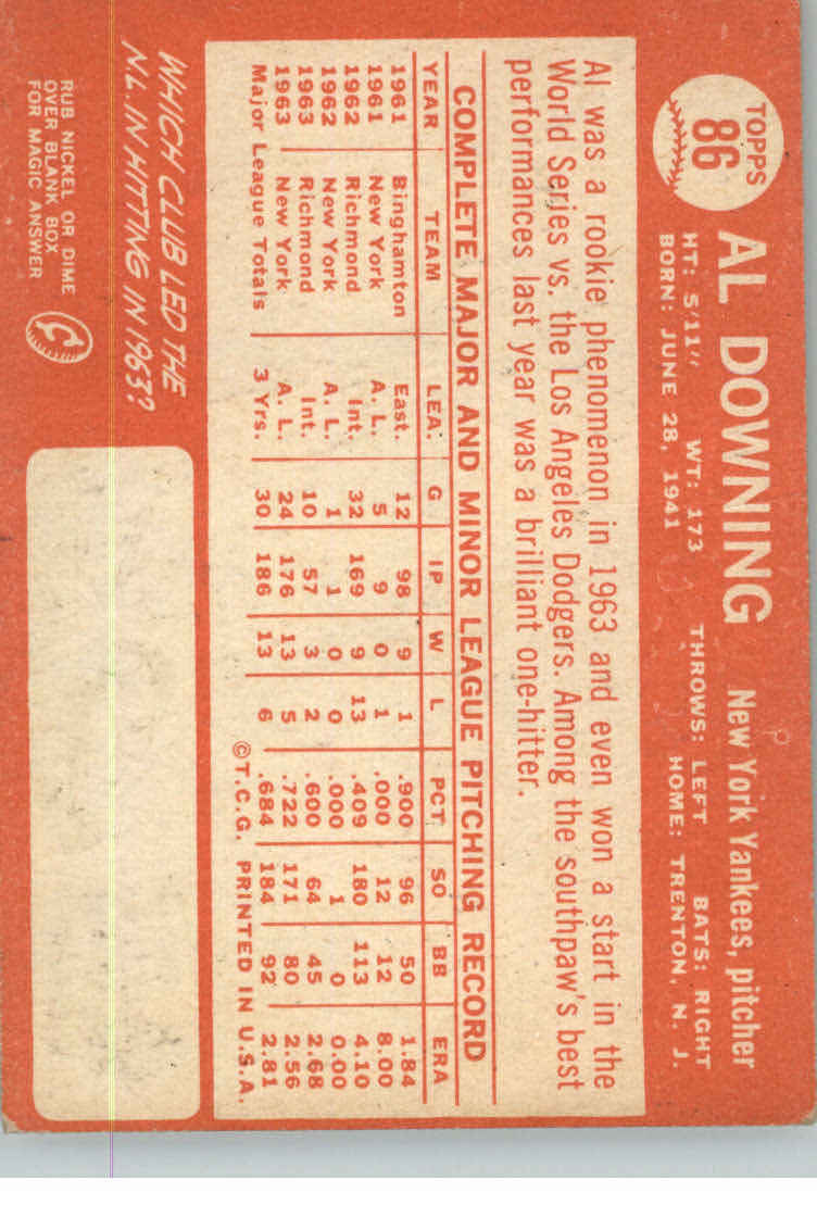 1964 Topps Baseball verschiedene Singles zur Auswahl #1-107 - Bild 389 von 497