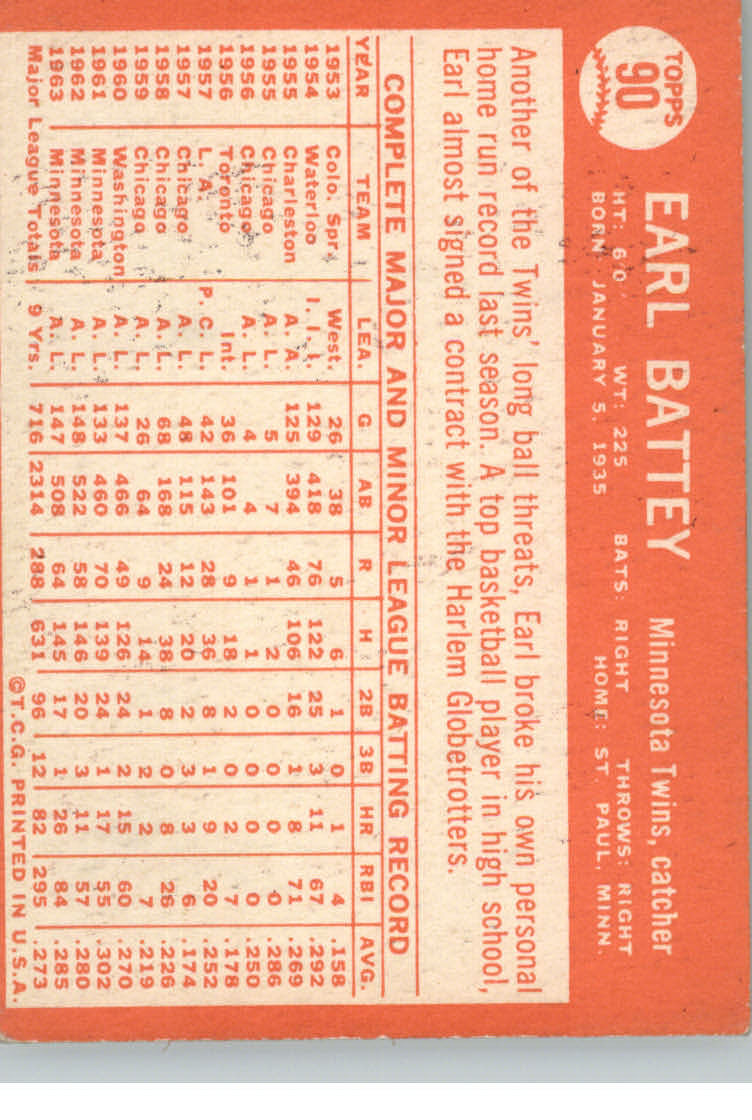 1964 Topps Baseball verschiedene Singles zur Auswahl #1-107 - Bild 401 von 497