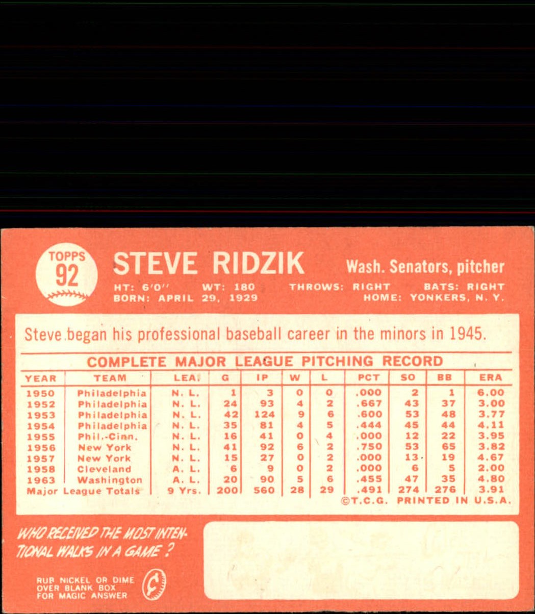 1964 Topps Baseball verschiedene Singles zur Auswahl #1-107 - Bild 413 von 497