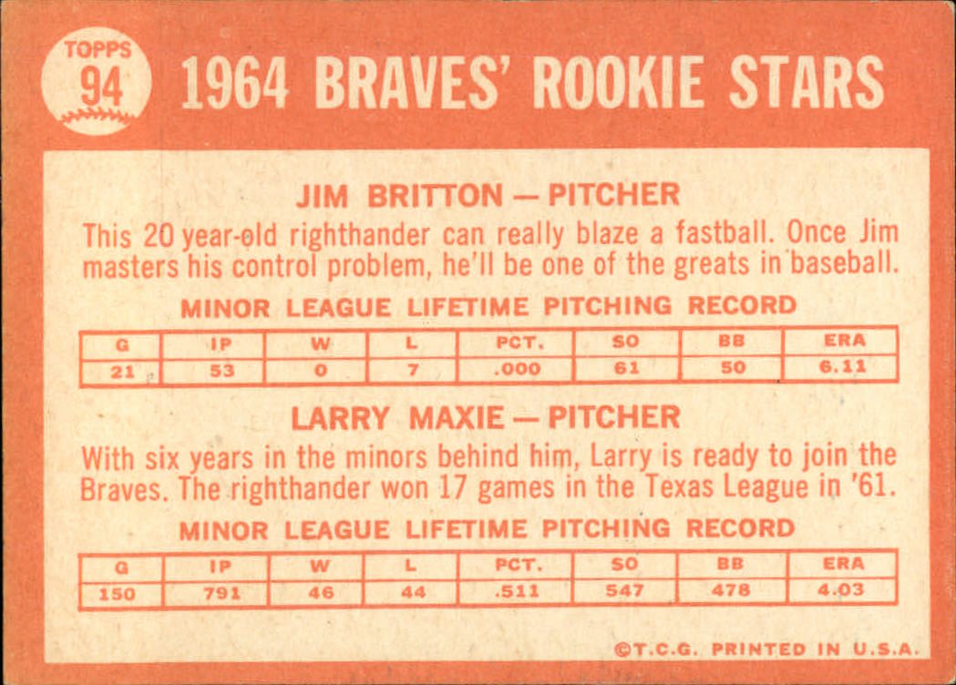 1964 Topps Baseball verschiedene Singles zur Auswahl #1-107 - Bild 427 von 497