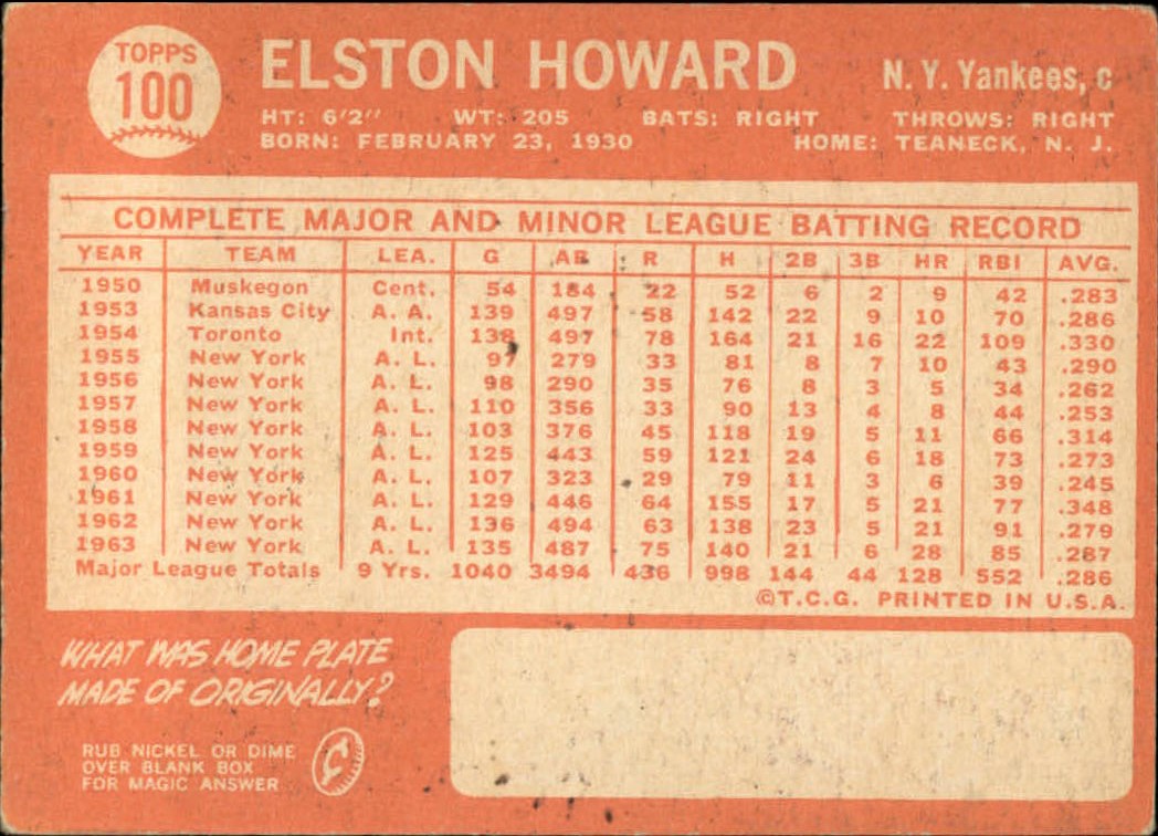 1964 Topps Baseball verschiedene Singles zur Auswahl #1-107 - Bild 463 von 497