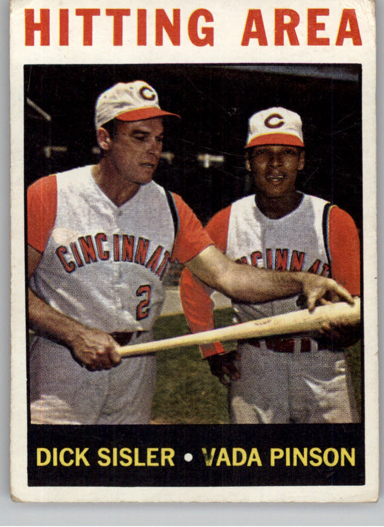 1964 Topps #162 Hitting Area/Dick Sisler CO/Vada Pinson