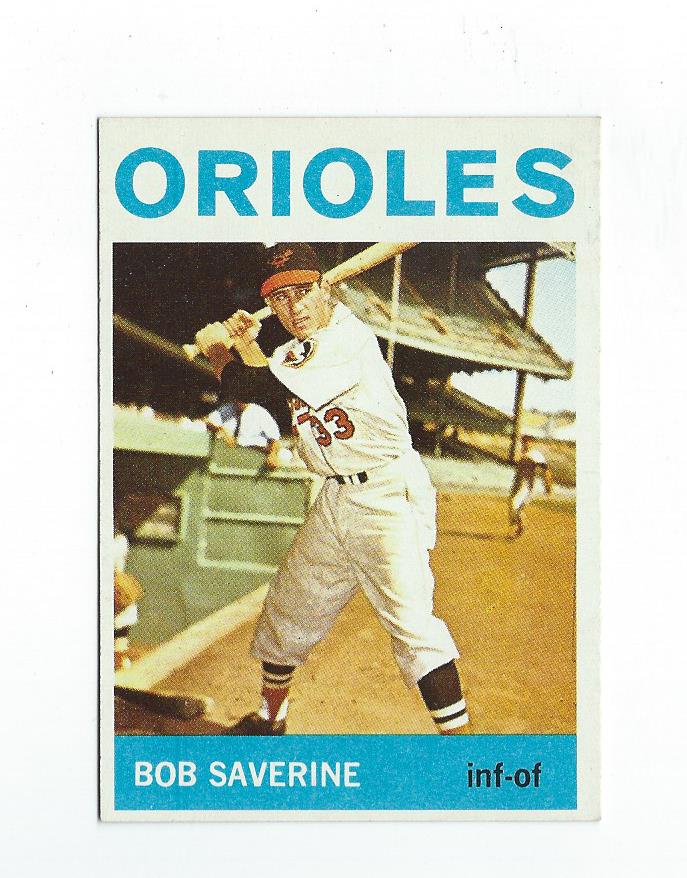 1964 Topps #221 Bob Saverine