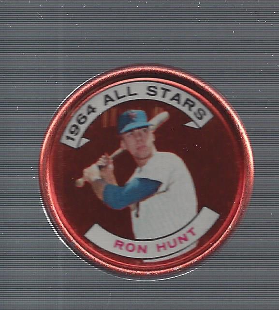 1964 Topps Coins #164 Ron Hunt AS