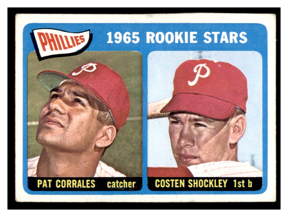 1965 Topps #107 Rookie Stars/Pat Corrales RC/Costen Shockley RC