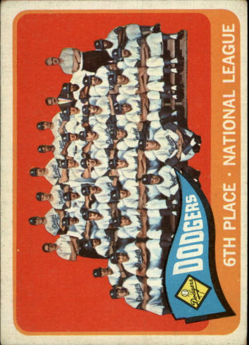 1965 Topps #126 Los Angeles Dodgers TC