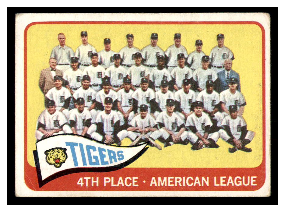 1965 Topps #173 Detroit Tigers TC