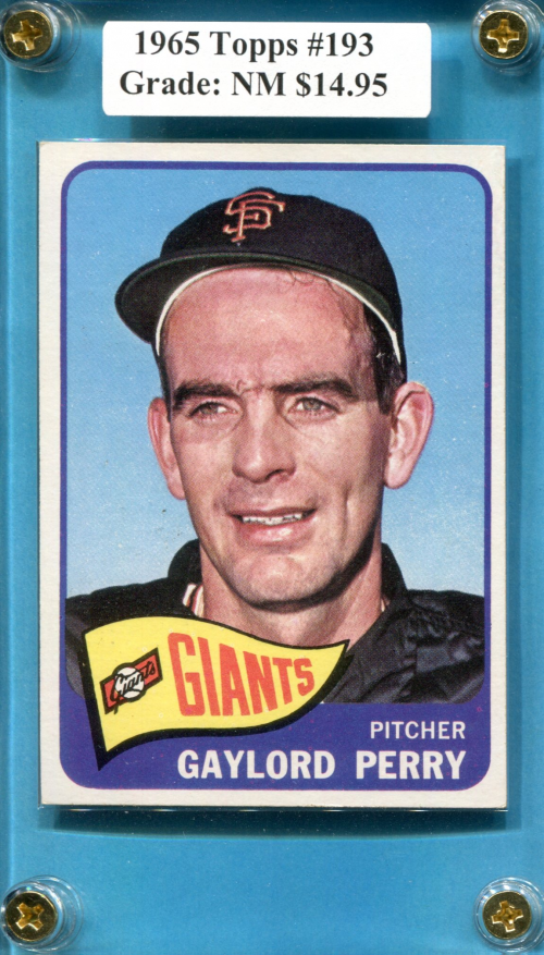 1965 Topps #193 Gaylord Perry