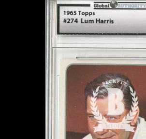 1965 Topps #274 Lum Harris MG RC