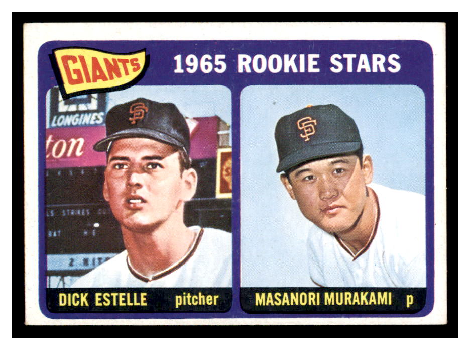 1965 Topps #282 Rookie Stars/Dick Estelle RC/Masanori Murakami RC