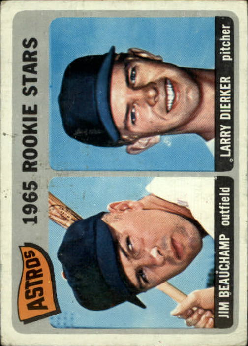 1965 Topps #409 Rookie Stars/Jim Beauchamp/Larry Dierker RC
