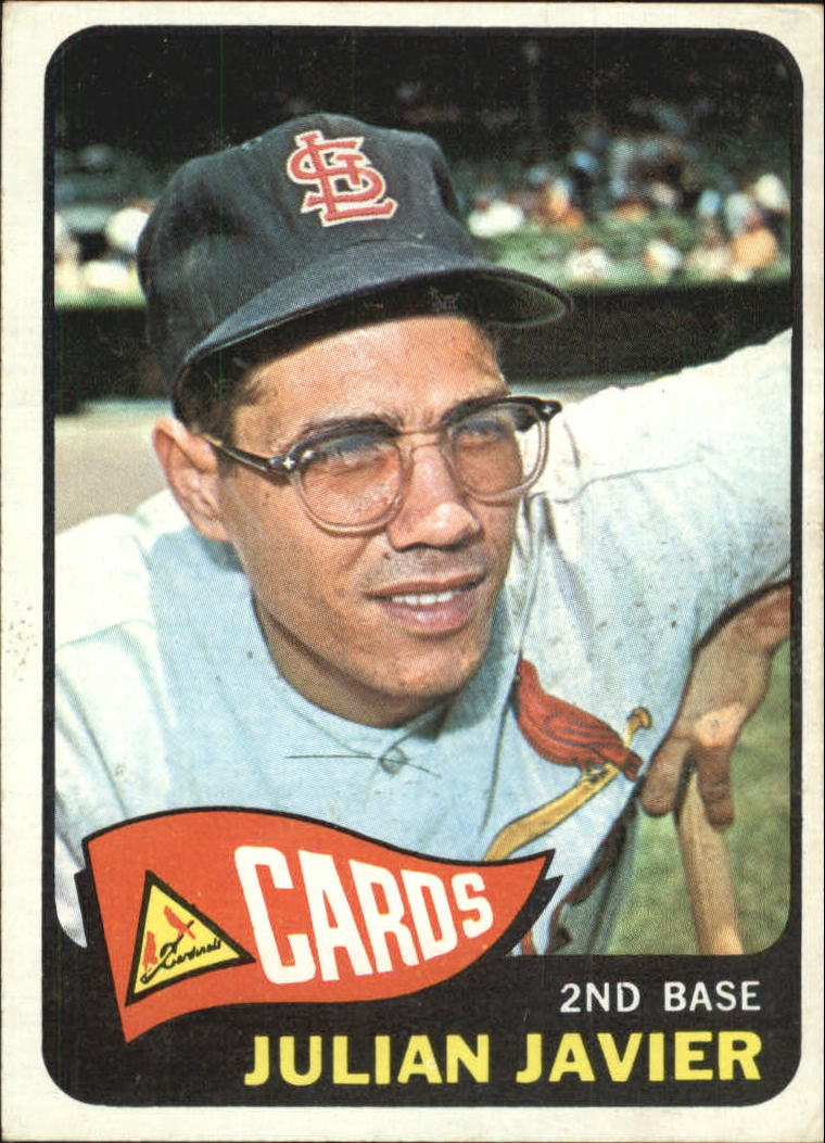 1965 Topps St. Louis Cardinals Baseball Card #447 Julian Javier - VG-EX | eBay