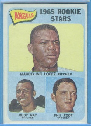 1965 Topps #537 Rookie Stars/Marcelino Lopez/Phil Roof/Rudy May RC