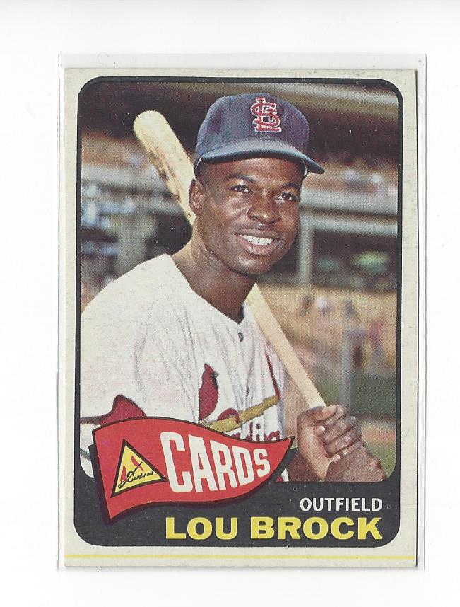 1965 Topps #540 Lou Brock SP