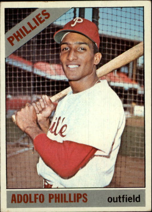 1966 Topps #32 Adolfo Phillips RC - EX