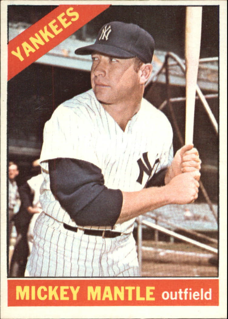 1966 Topps #50 Mickey Mantle DP